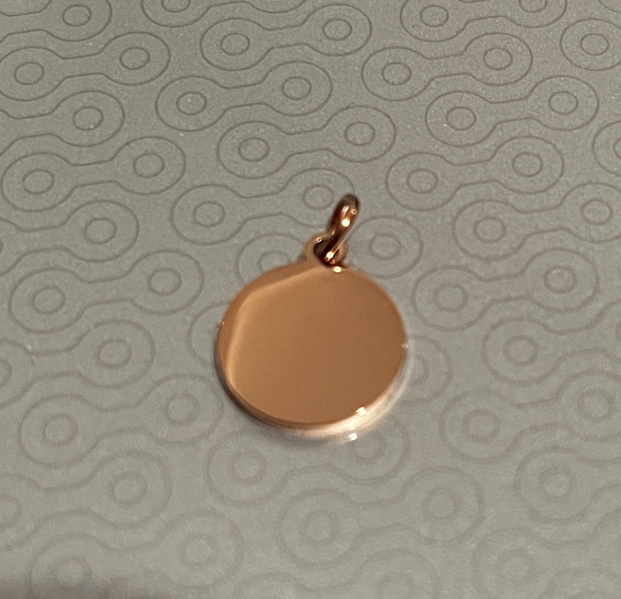 Ciondolo CERCHIO oro rosa