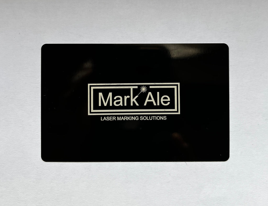 Biglietto da visita in alluminio