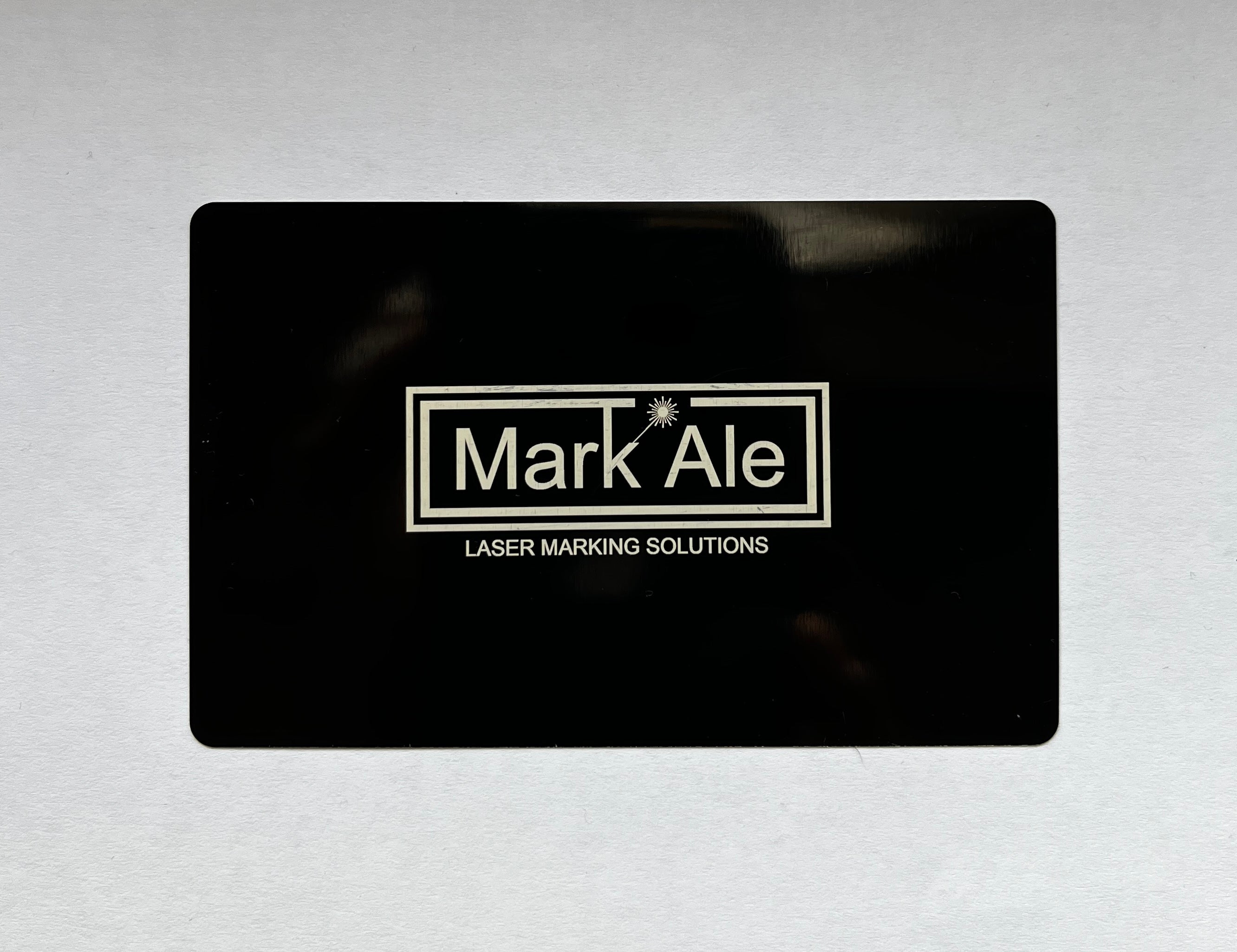 Biglietto da visita in alluminio